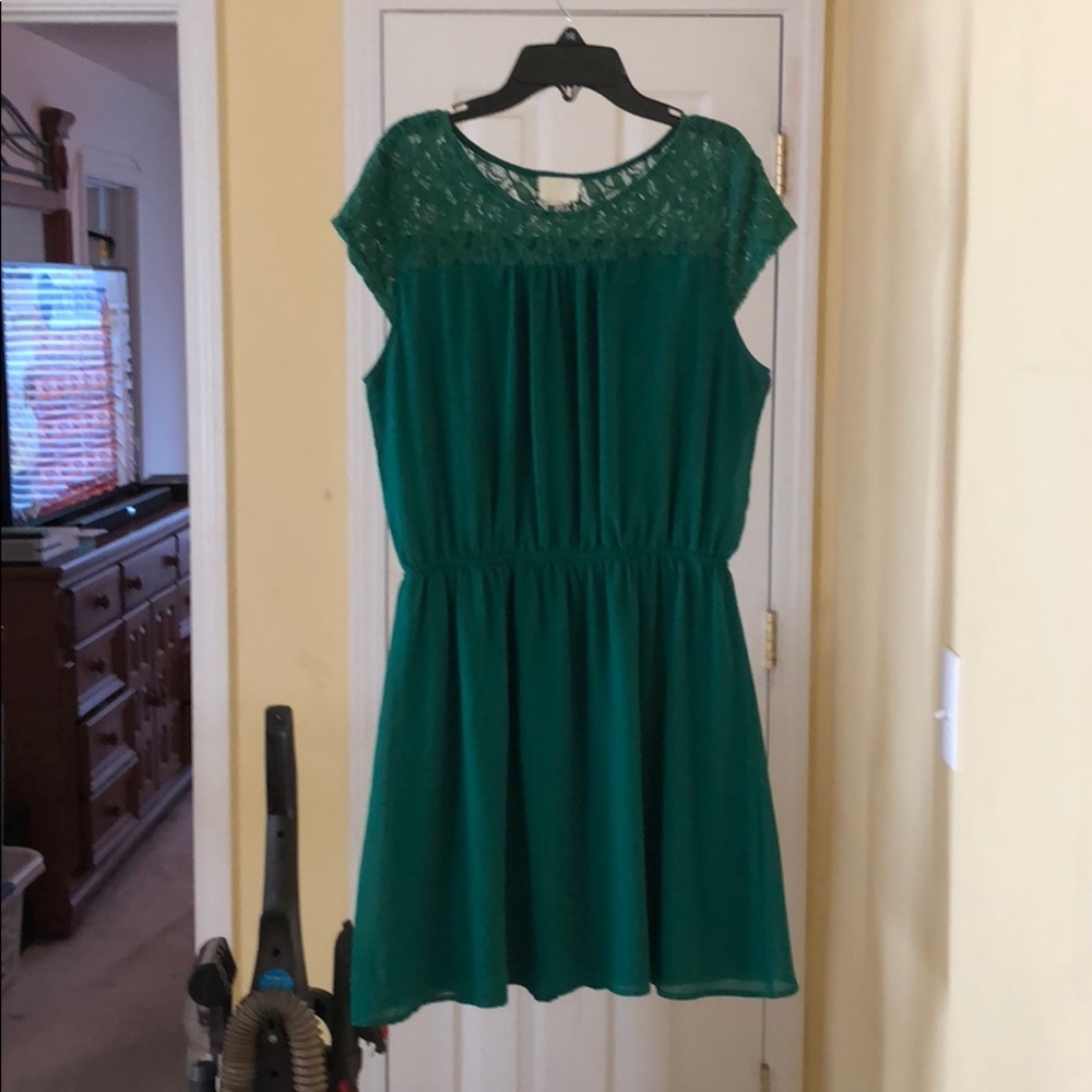 cute green dress